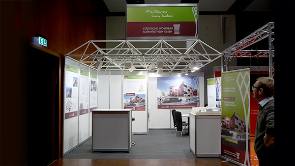 Messestand Immobilienmesse Kornwestheim