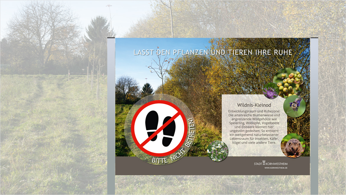 Infotafel Naturschutz