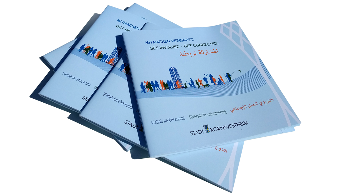 Broschüre zum Thema Ehrenamt in Kornwestheim